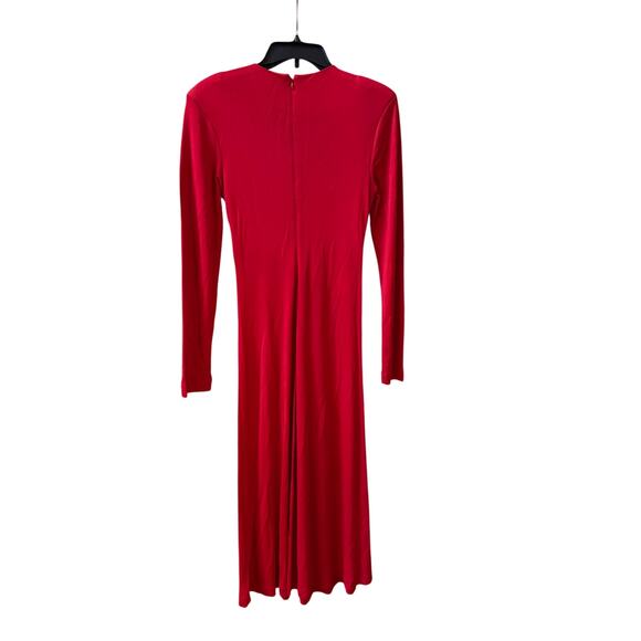 Farm Rio Twisted Cup Midi Dress - Size Small - Red (New) - Picture 6 of 6